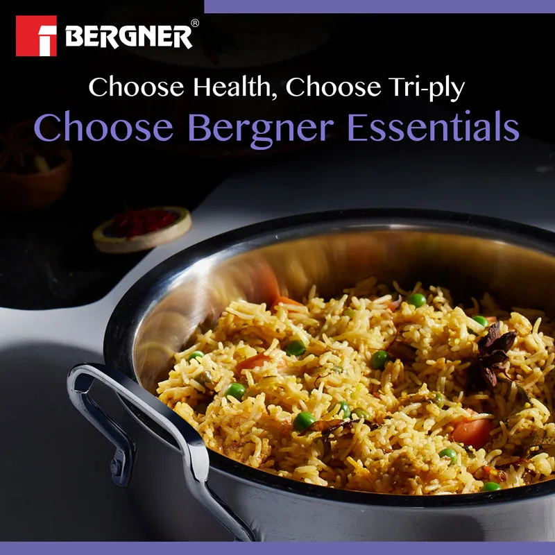 Bergner Biryani Handi With Handle And Lid - 8400 ML media 4