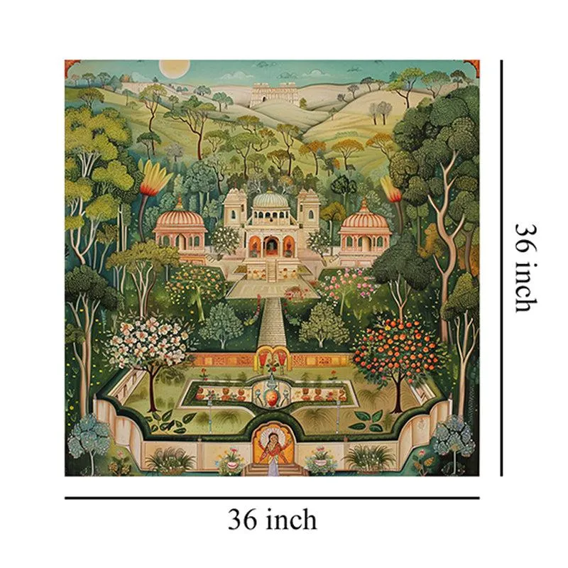 Natural Embrace of Palace Wall Painting media 7
