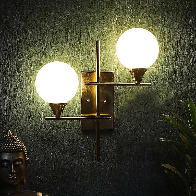 Monique Duo Iron Wall Lamp media 4