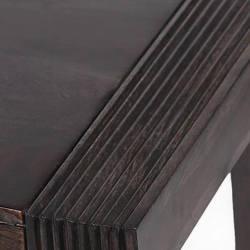 Zirox Sheesham Wooden Center Table - Black media 7