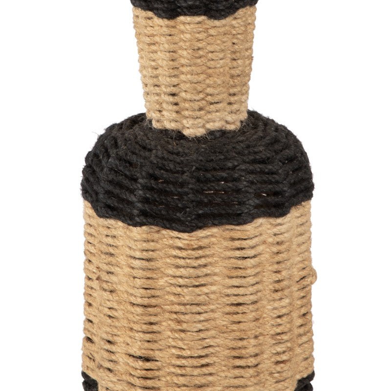 Saharix Jute Vase - Black,Brown media 4