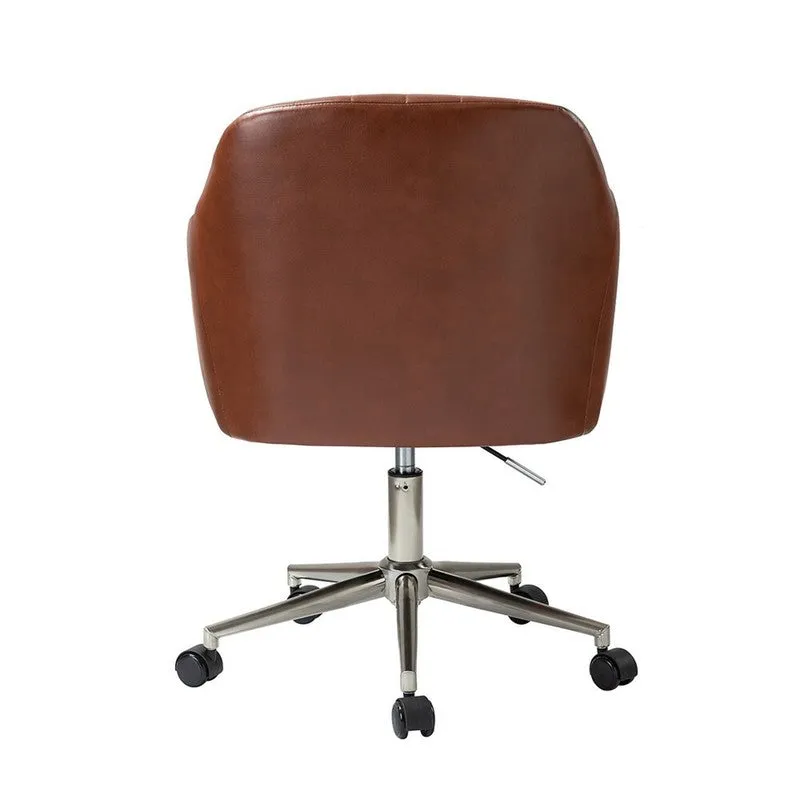 Luxsit Metal Office Chair - Brown media 5