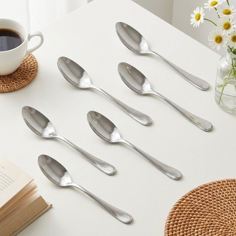 Baguette Stainless Steel Baby Spoon (11 CM) - Set of Six