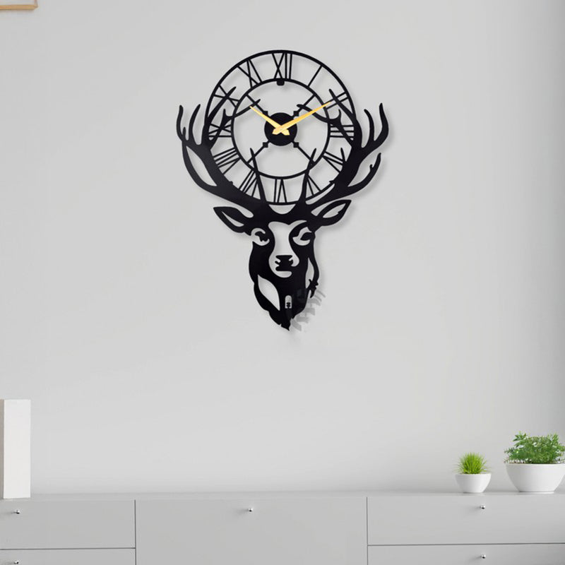 Arcate Silent Wall Clock - Black