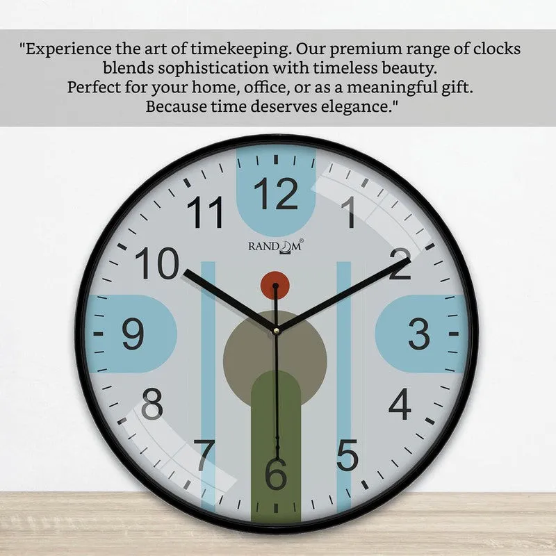 Calmness Round Analog Wall Clock - Multicolor media 6
