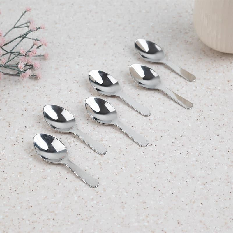 Premium Stainless Steel Masala Spoon Set - Set of Six media 3