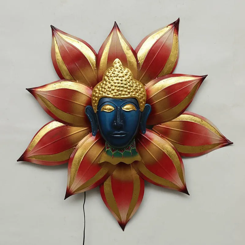 Buddla Of Flower Iron Wall Accent media 5