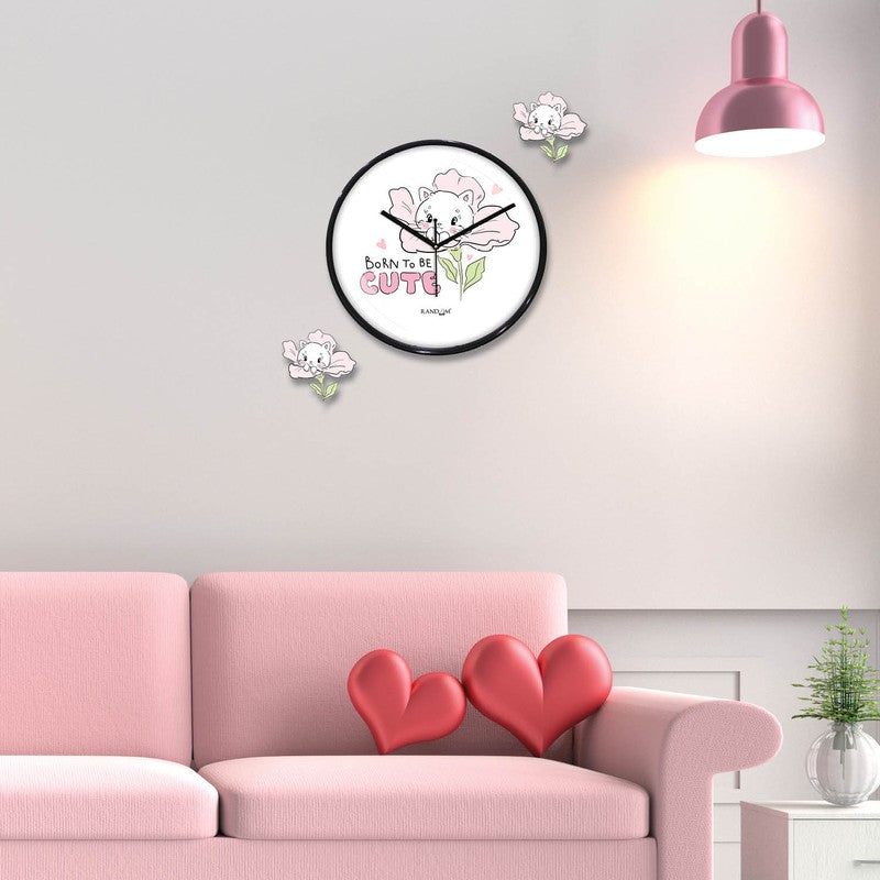 Kittyvora Wall Clock media 4