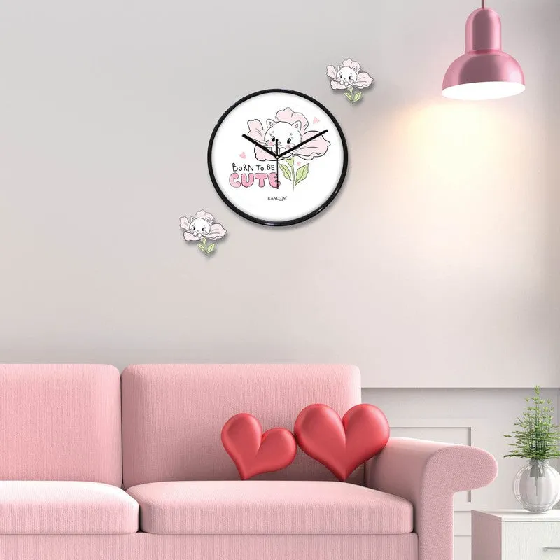Kittyvora Wall Clock media 4