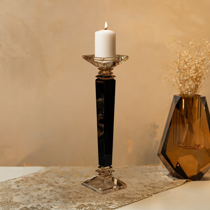 Elegance Crystal Candle Holder - Large media 4