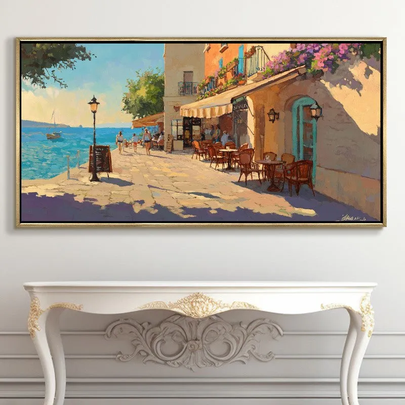 Seaward Elegance Canvas Wall Painting With Frame media 5