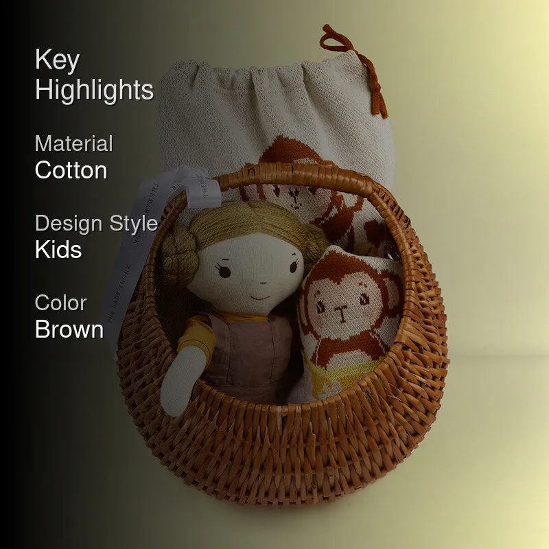 Monkey Around Baby Gift Basket - Four Piece Set media 2