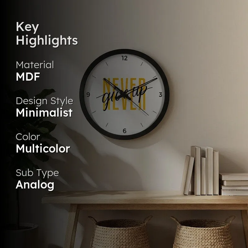 Riseon MDF Wall Clock media 2