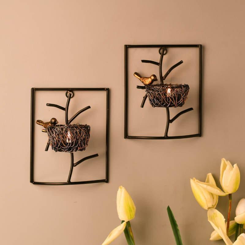 Bird Nest Candle Holder - Set Of Two media 3
