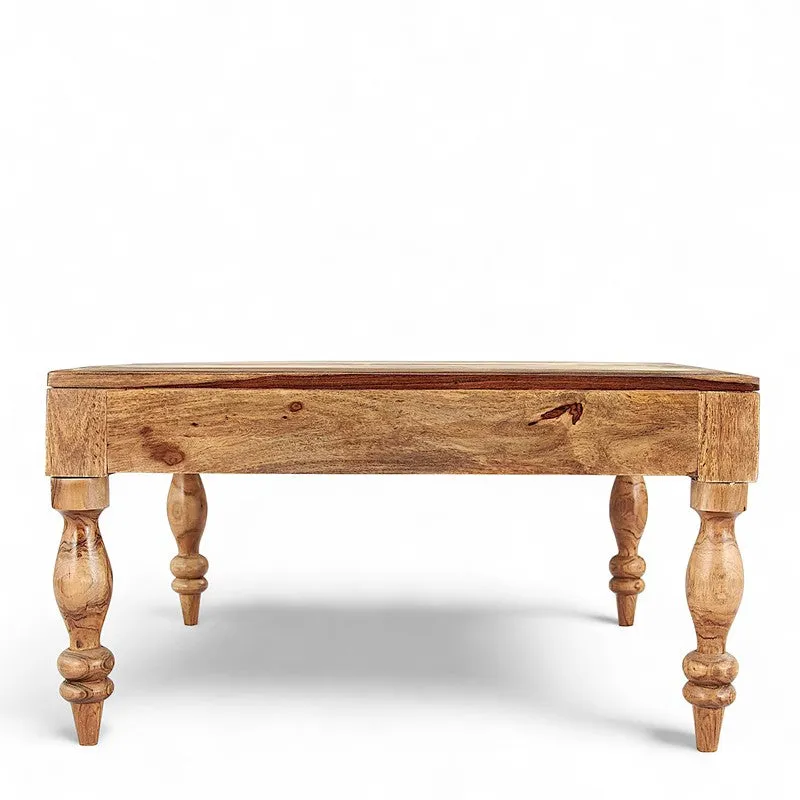 Oervon Sheesham Wooden Center Table - Dark Brown media 5