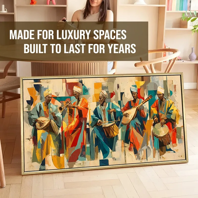 Syncopated Souls Canvas Wall Painting With Frame media 5