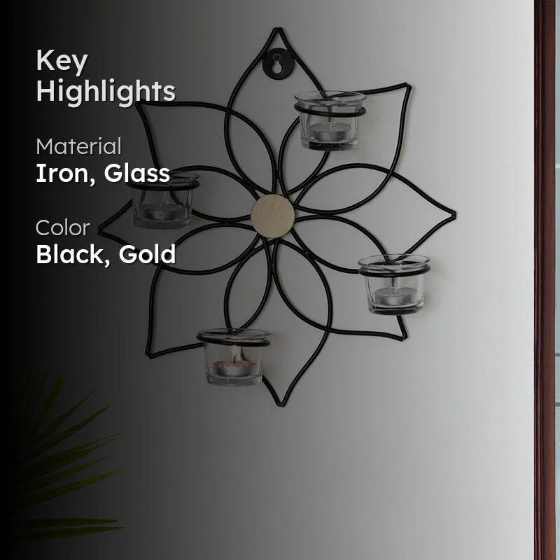 Floretta Wall Tealight Candle Holder media 2