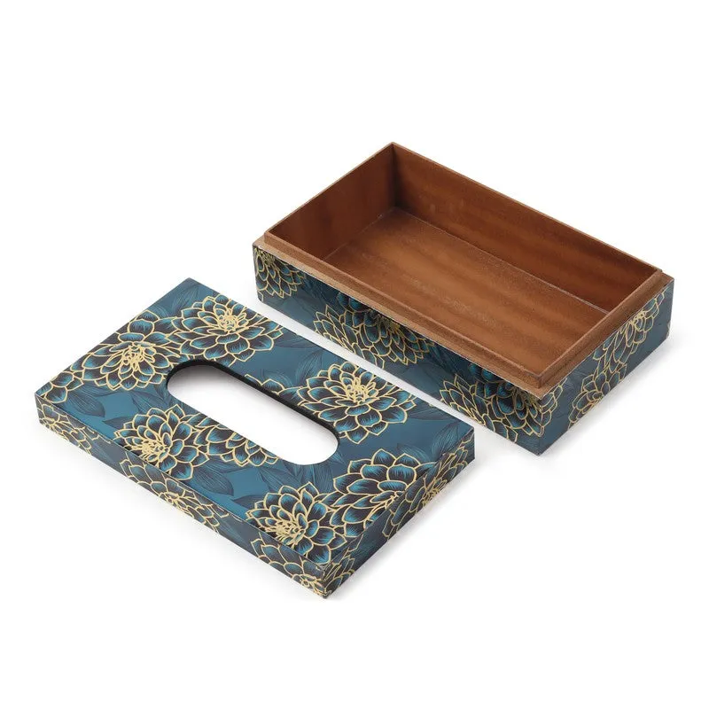 Deshira Wooden Tissue Holder media 6