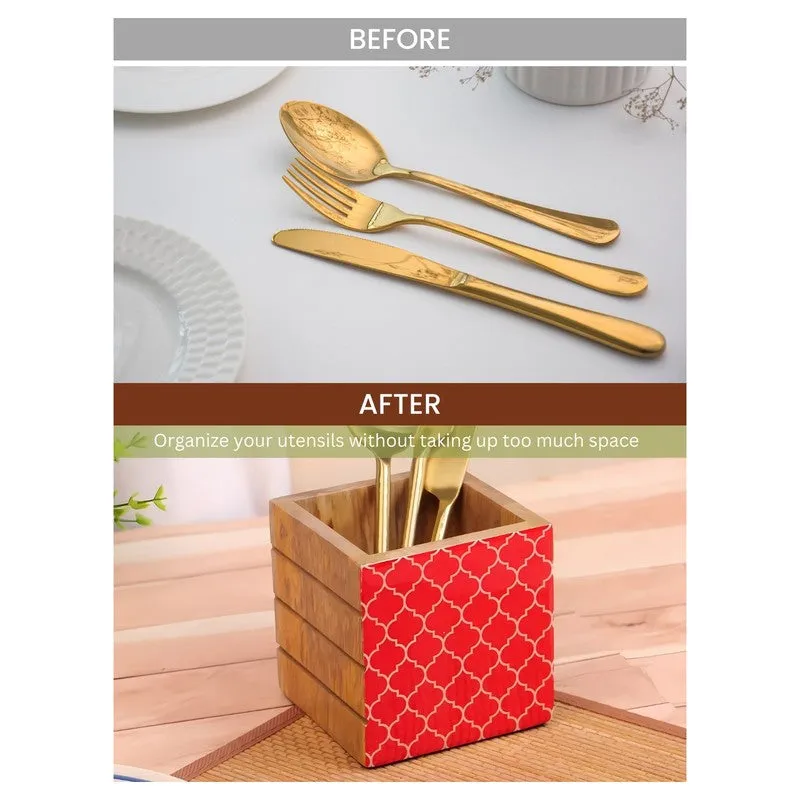 Premium Kitchen Cutlery Holder - Set Of Two media 8