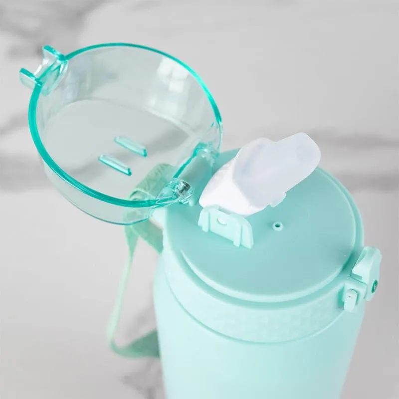 Quench Calm Hot & Cold Thermos Water Bottle (Purple & Light Blue) - 750 mL - 4