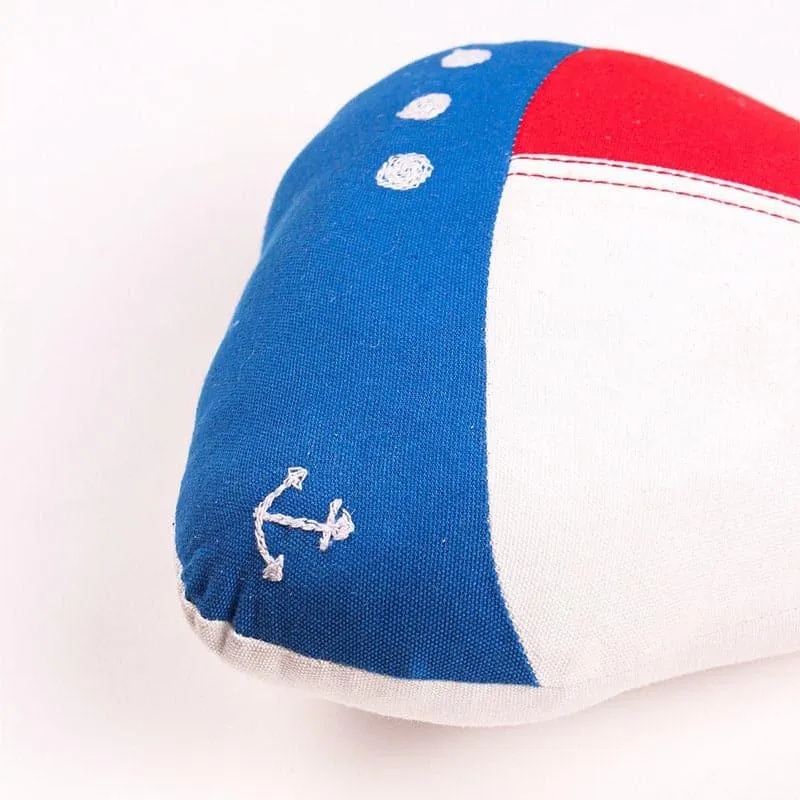 Happy Sailor Boat Shaped Cushion media 5
