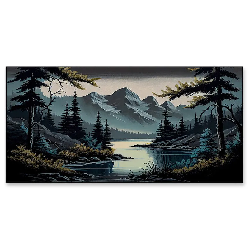 Kova Nature Scape Wall Painting With Frame media 4