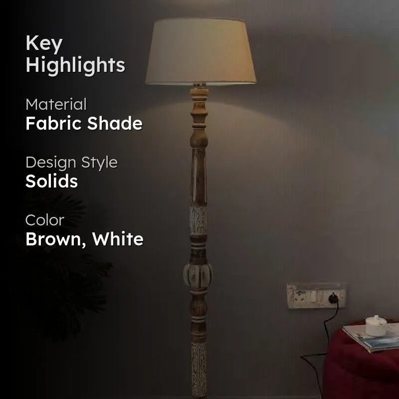 Vintage Trove Floor Lamp - White media 2