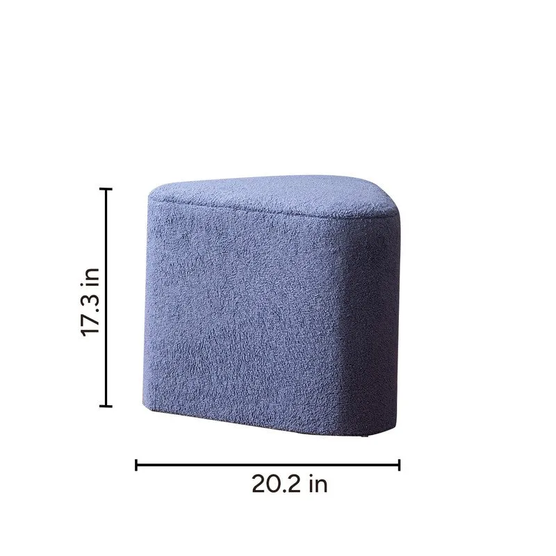 Plush Seat Pouffe - Blue media 7
