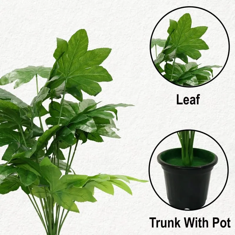 Botanest Artificial Papaya Leaves Plant - 2 Feet media 4