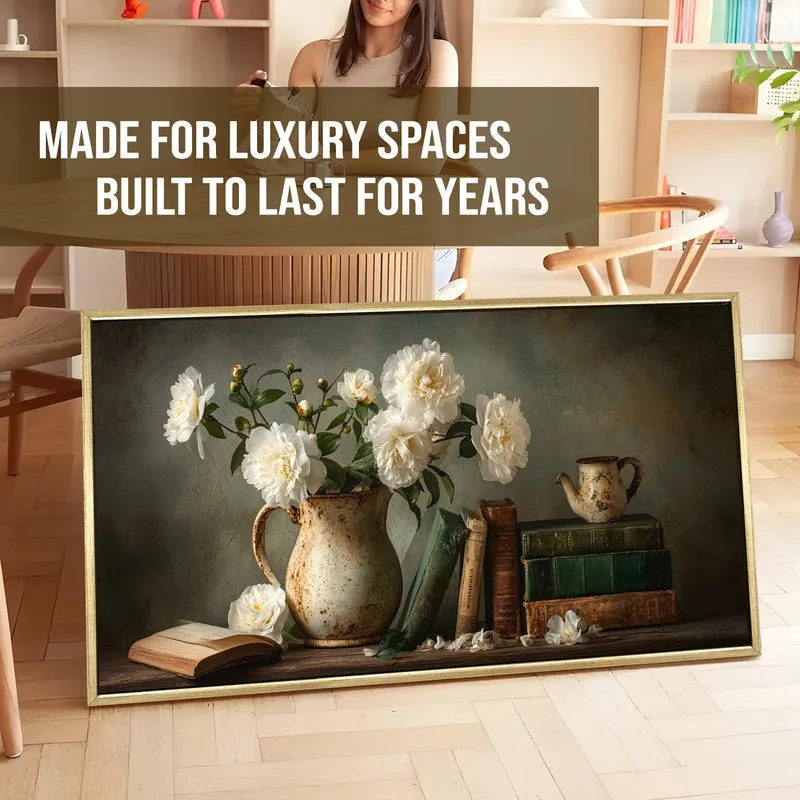 Floral Echo Canvas Wall Painting With Frame media 5