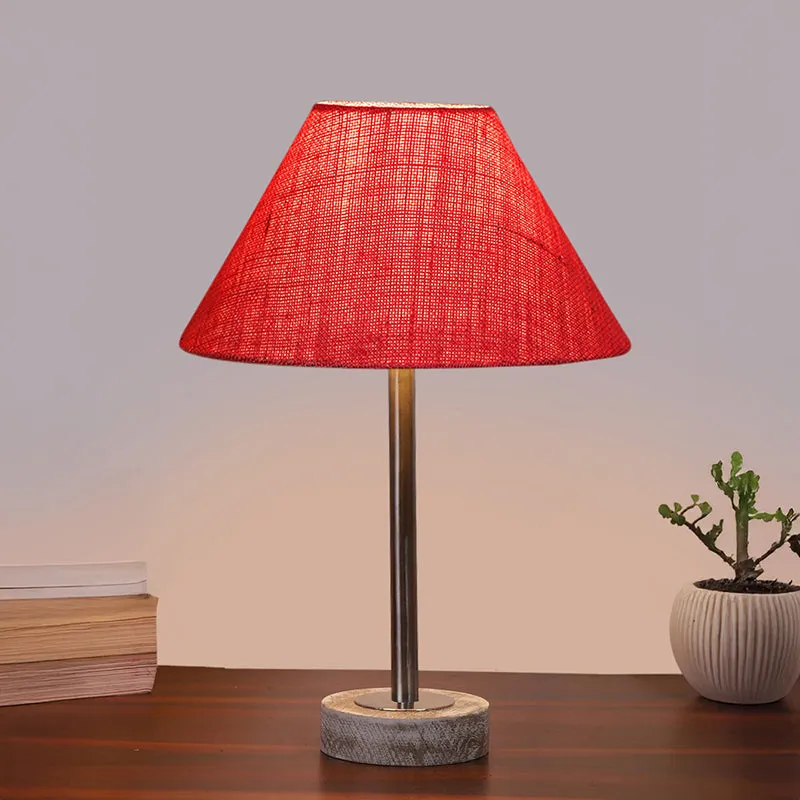 Sienna II Rodin Wooden Table Lamp - Pink,Silver,White media 2