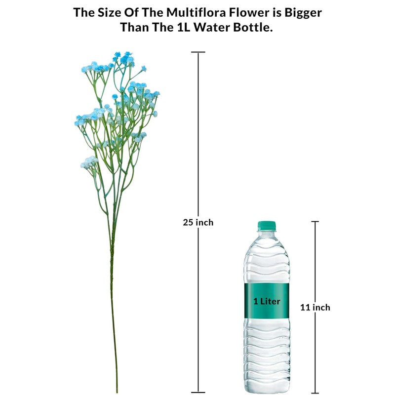 Artificial Gypsophila (Blue) - Set Of Three media 7