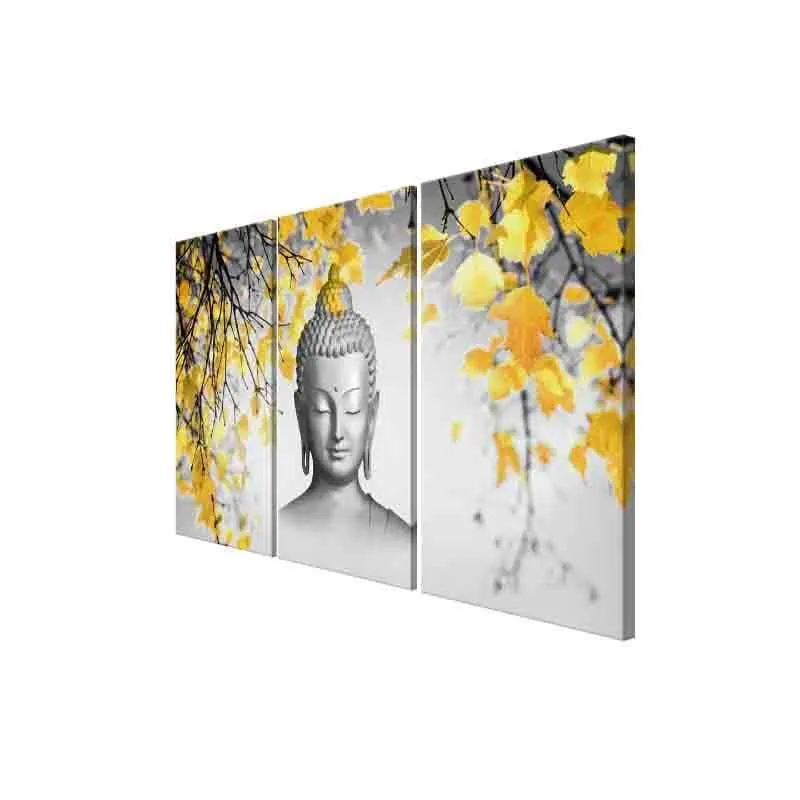 Tranquility Poly Canvas Wall Art - Three Piece Set media 5