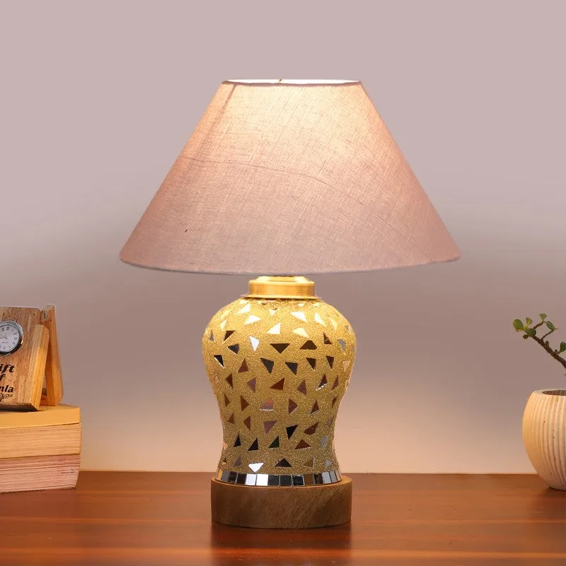 Zenelle Wooden Table Lamp - Multicolor media 3