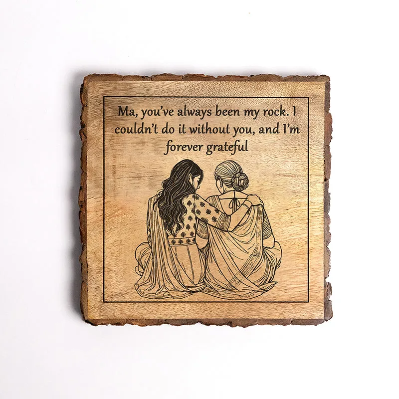 Forever Grateful Wood Showpiece - Square media 5