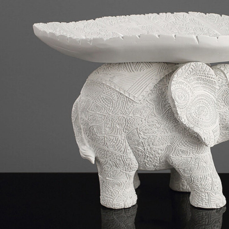 Tusker Grace Elephant Showpiece - White media 6