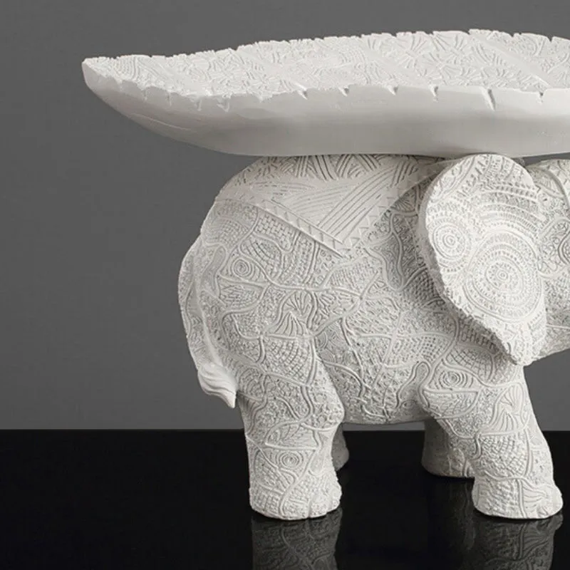 Tusker Grace Elephant Showpiece - White media 6