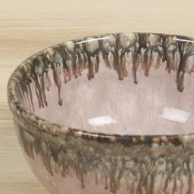 Opaline Snack Bowls (Pink,200 mL Each) - Set Of Two media 5