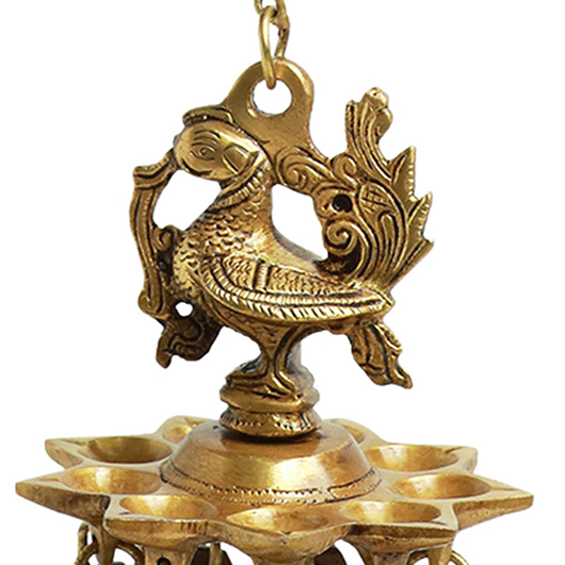 Mayur Shikha Brass Hanging Diya media 4