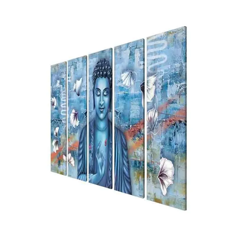 Buddha's Wisdom Wall Art - Five Piece Set media 6