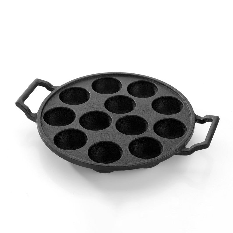 Twinhold Round Cast Iron Paniyaram Pan media 3