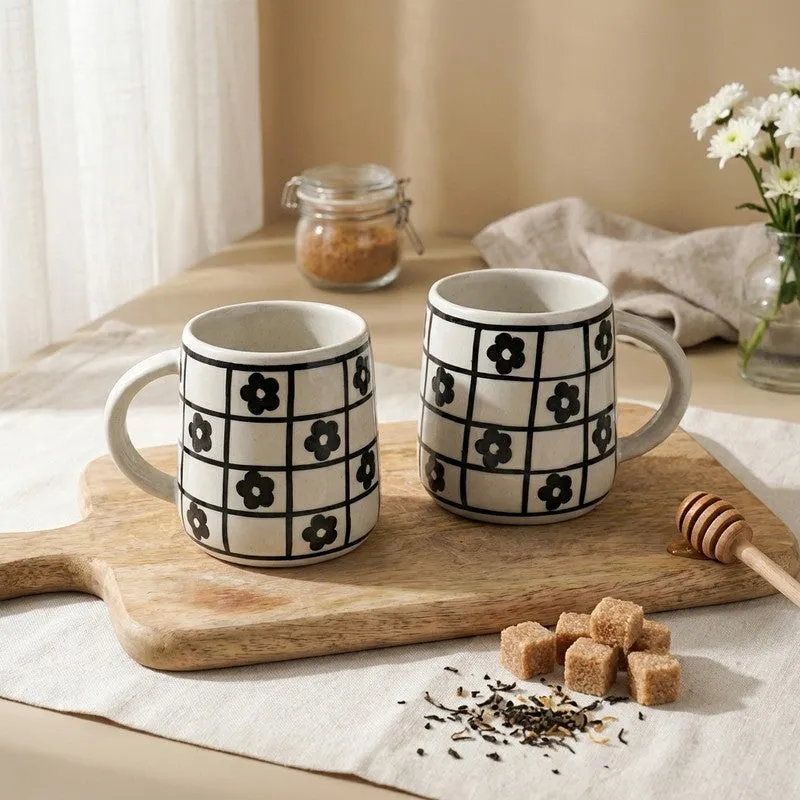 Cozy Slips Ceramic Coffee Mug (300 mL Each) - Set Of Two media 1