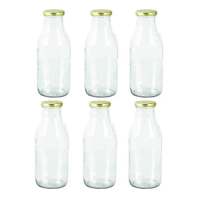 Itka Milk Bottle (500 mL Each) - Set Of Six media 1