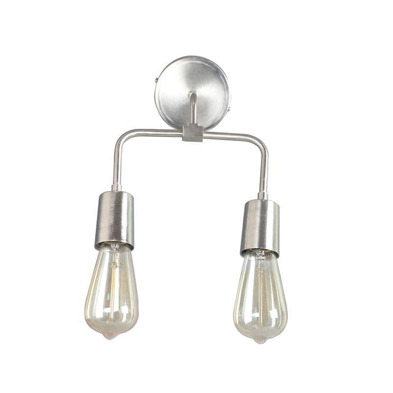 Vitae Glass & Metal Wall Lamp - Silver media 4