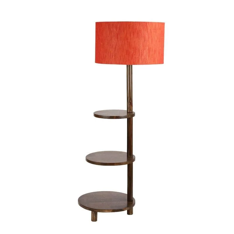 Mirami Runa Floor Lamp With Shelf media 5