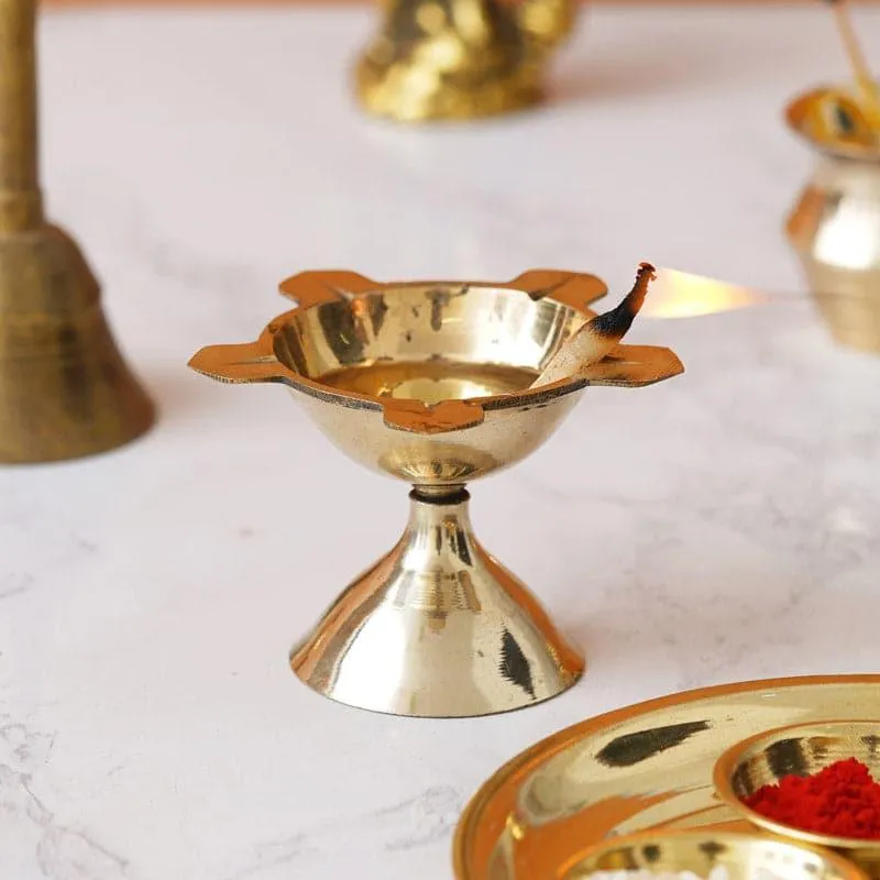 Chandreya Brass Diya media 1