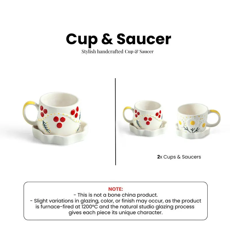 Bloom Burst Cup & Saucer - Set of Two (300 ML) media 7