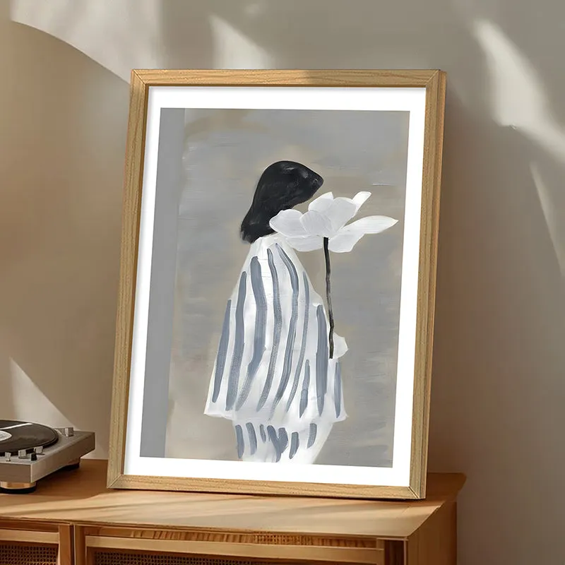 Petal Lined Femme Wall Art media 2