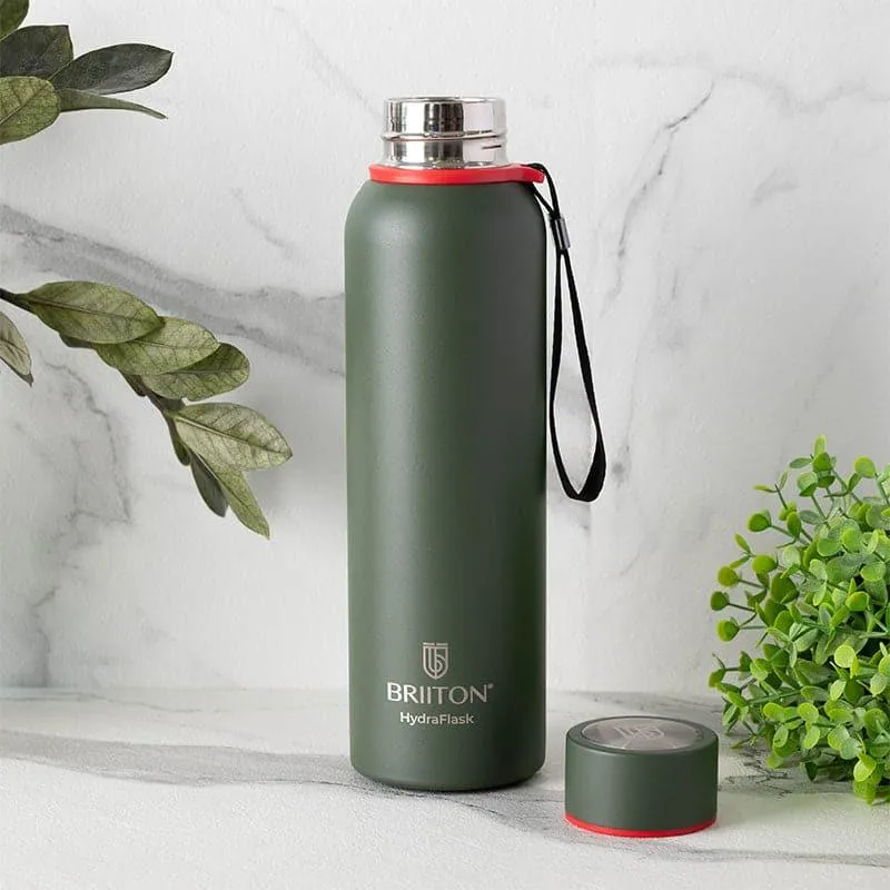 Aqueous Hot & Cold Thermos Water Bottle (Green) - 750 mL media 3