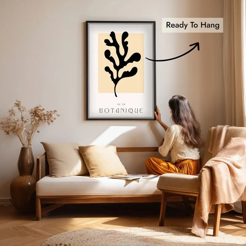 Botanica Canvas Wall Painting With Black Frame media 7